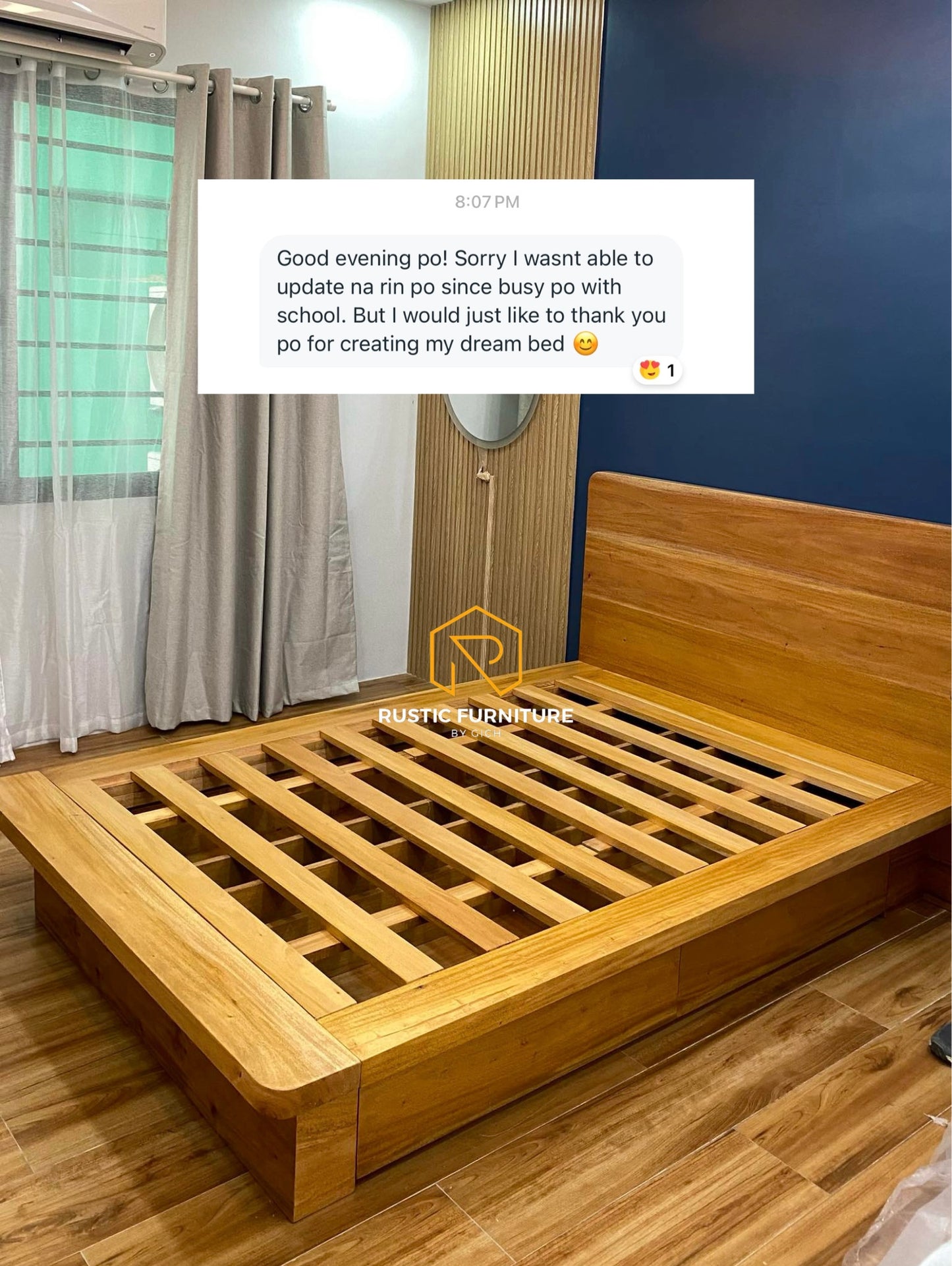 CALEB SOLID FLOATING BED